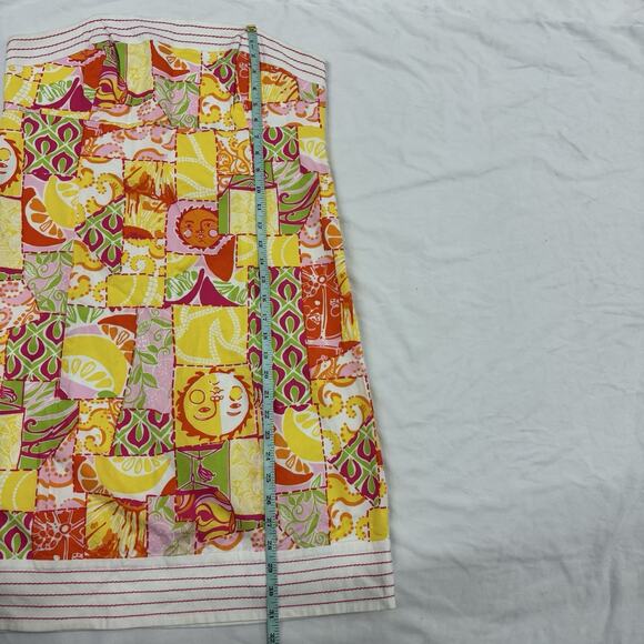 Lilly Pulitzer Size 12 Strapless Bowen Dress Happiest Hour Sun Beach Vacation - Picture 8 of 11
